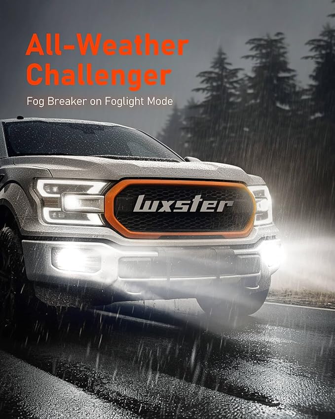 LUXSTER | Punisher H7 LED Bulbs, 40000LM Ultra Bright, Triple Copper Pipes (2...