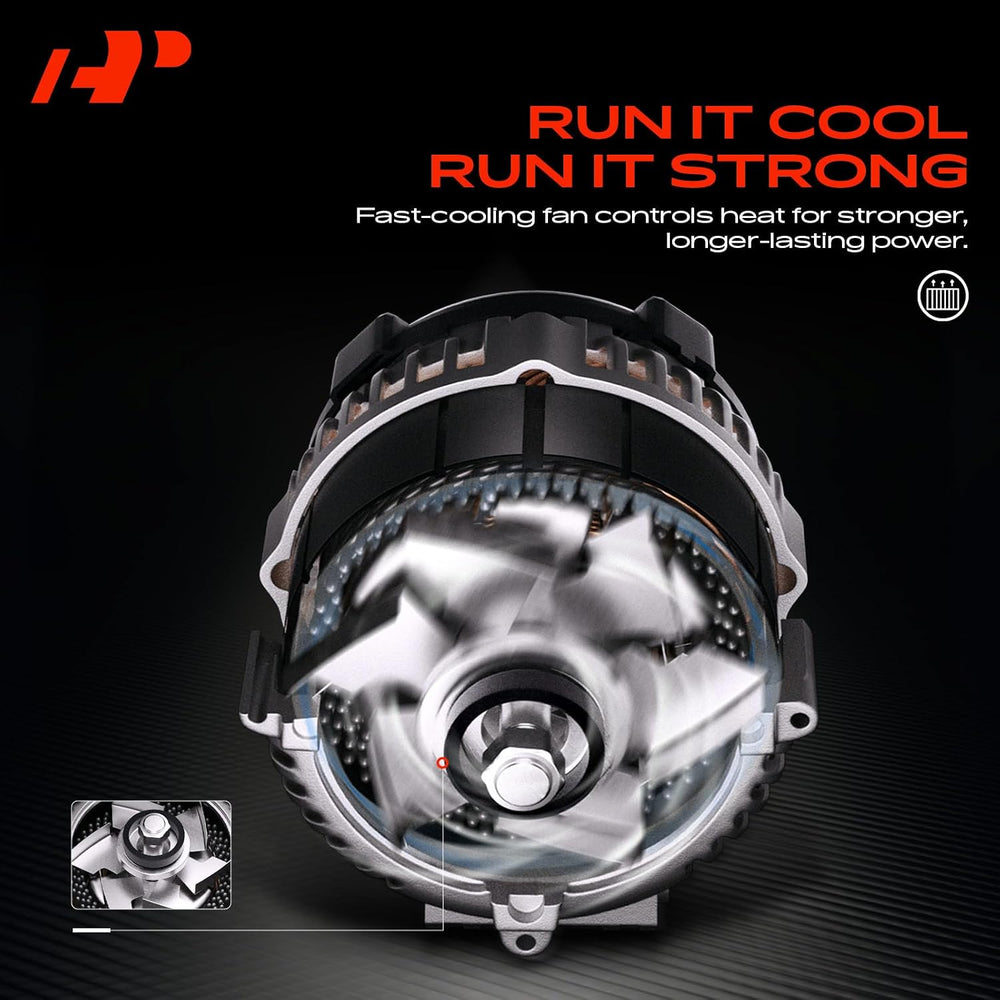 A-Premium Alternator, 12V 150A 6-Groove Pulley Clockwise