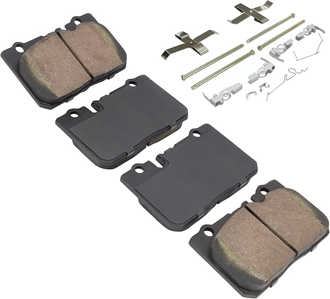 Premium Ceramic Front Brake Pads Compatible