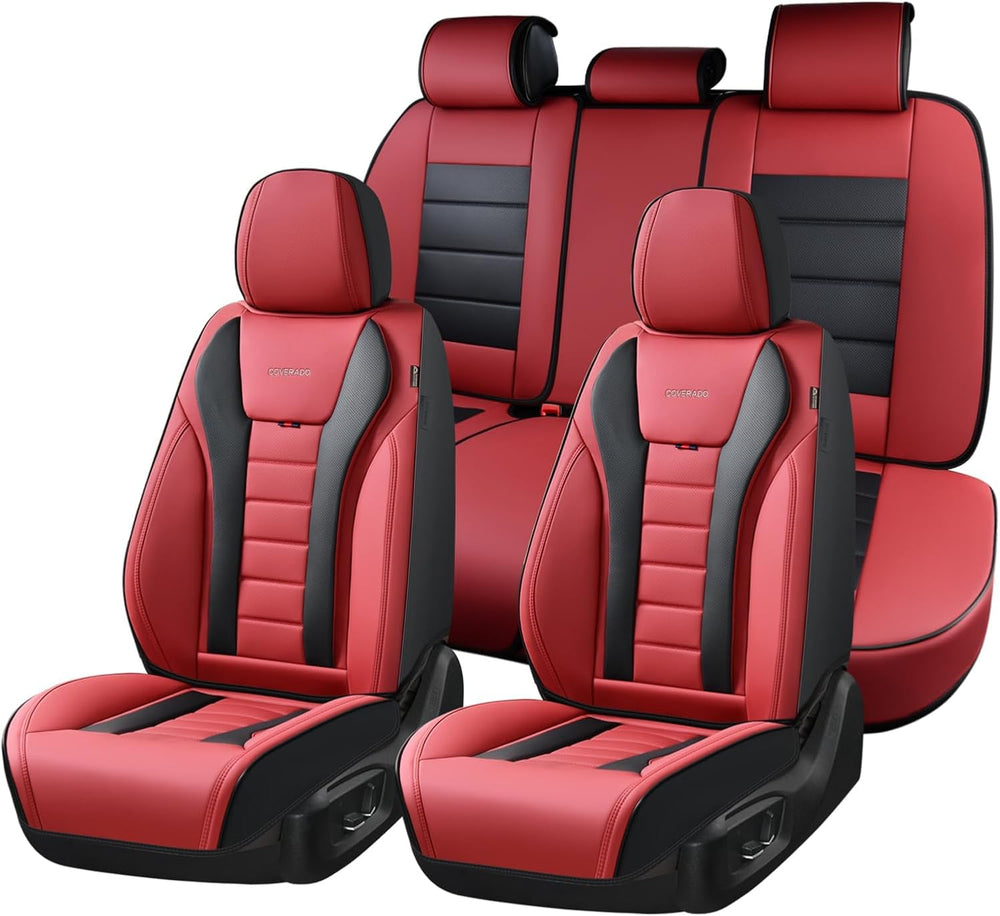 Coverado Car Seat Covers Full Set, Seat Covers for Cars, Front Seat Covers an...