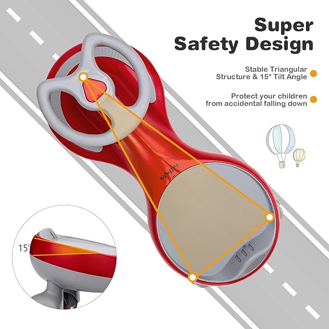 HONEY JOY Wiggle Car, 2 in 1 Swing Car