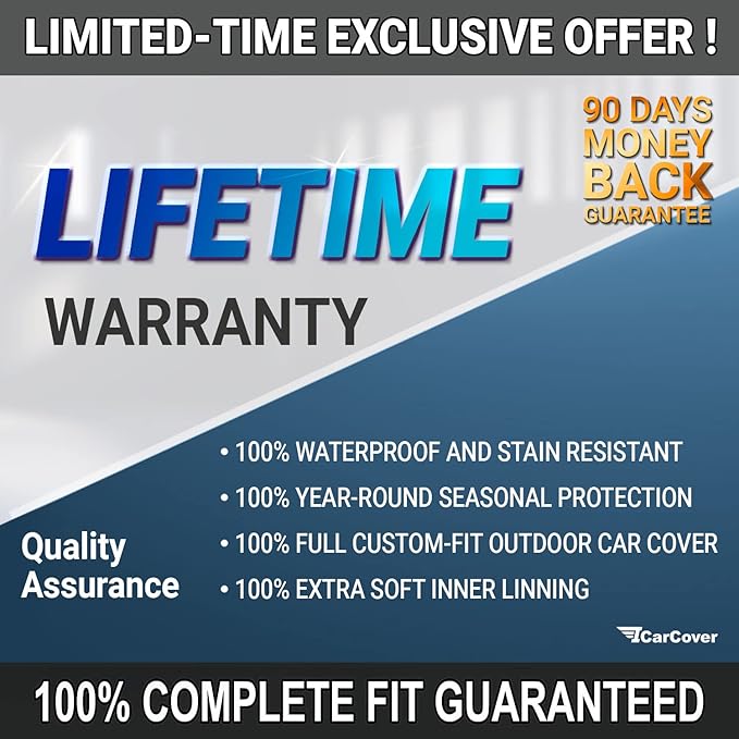 iCarCover Premium Car Cover for 1964-1969 Buick Special Heavy Duty Waterproof