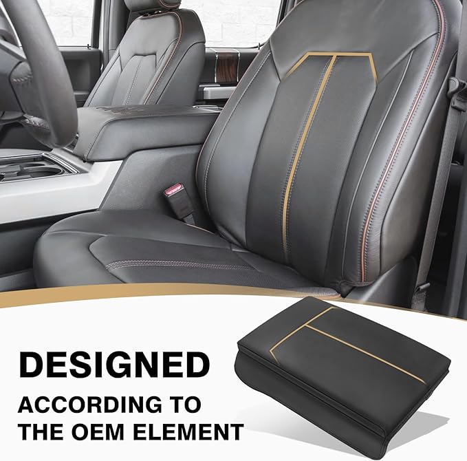 Muslogy Center Console Armrest Cover Compatible