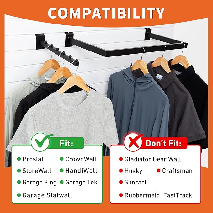 12 Pack Slatwall Accessories Kit