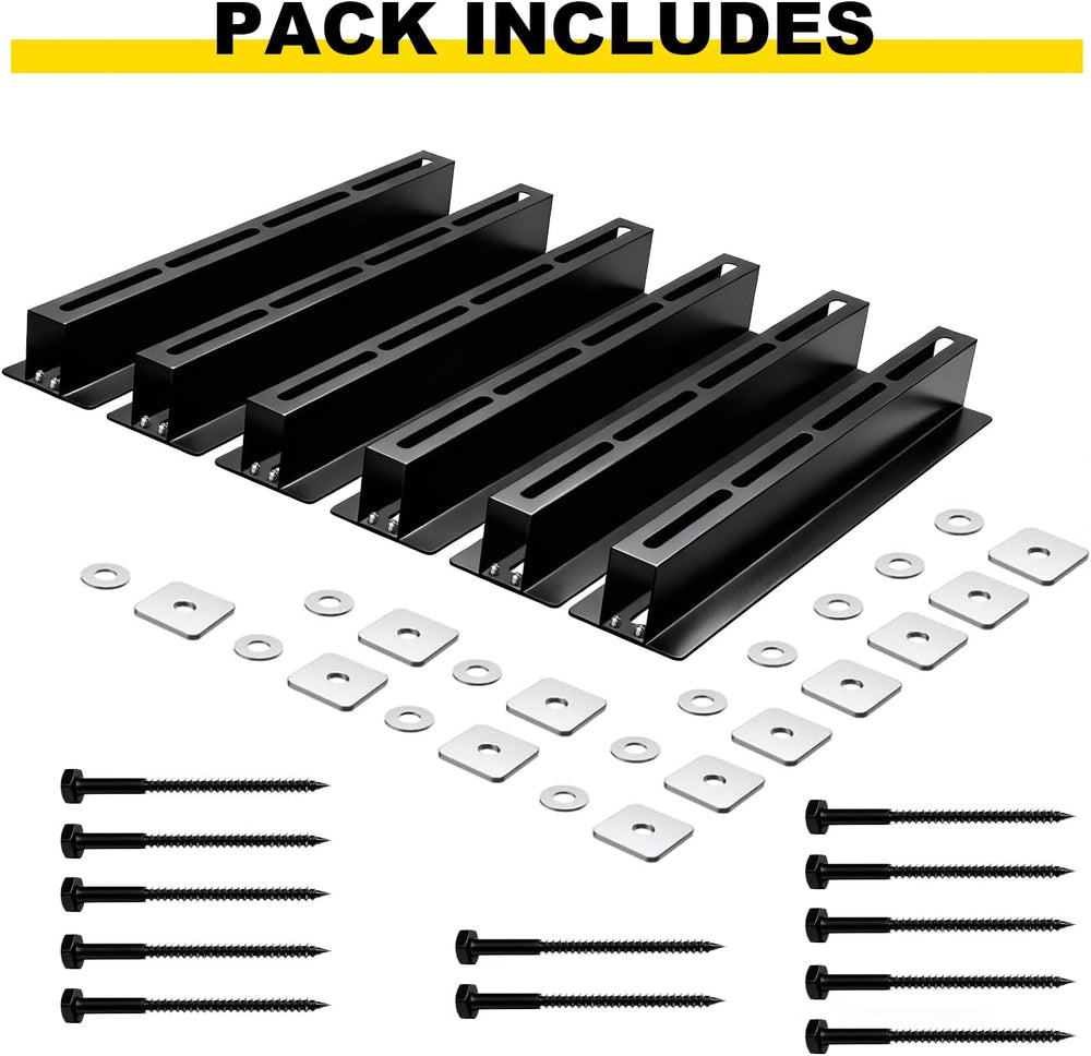 6 Pack Overhead Garage Storage Racks, Heavy Duty Ceiling Storage Rack