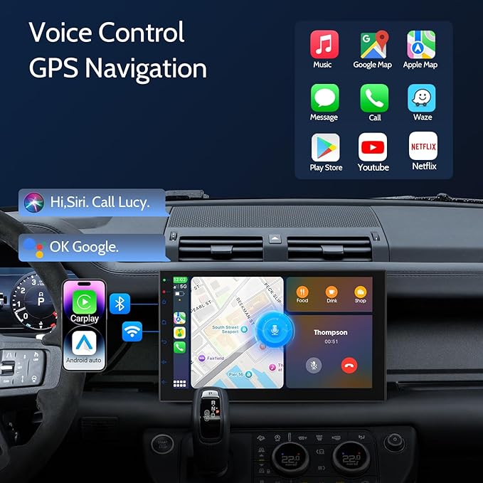 7 Inch Double Din carplay Screen,