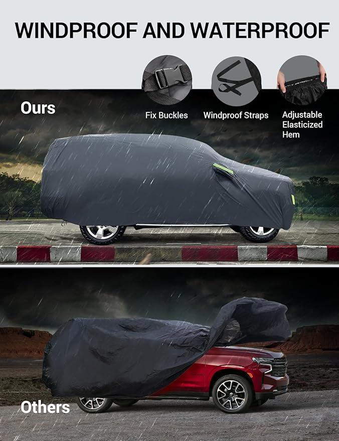 Proadsy 2025 Upgrade SUV Car Cover Compatible