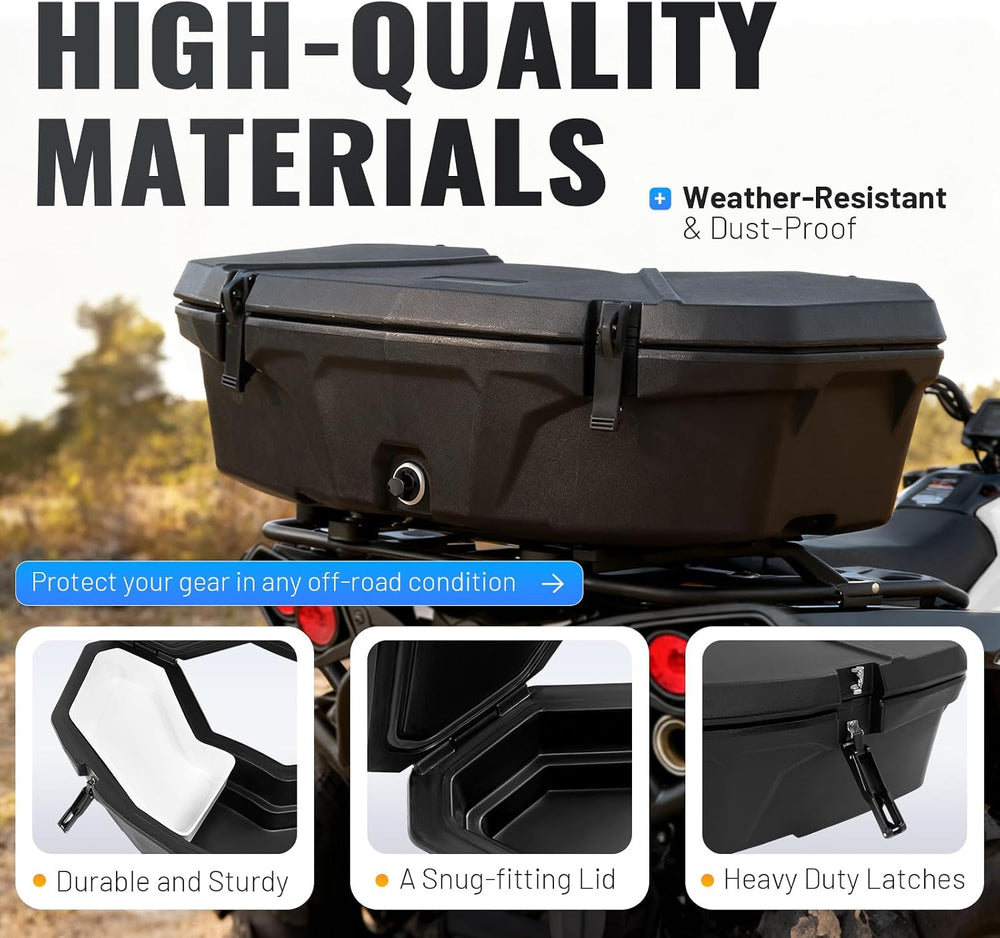 ECOTRIC Rear Storage Cooler Box Compatible with Can-Am Maverick X3 Turbo, Ren...