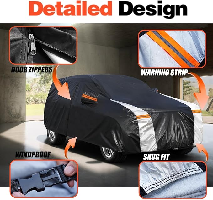 Ford Explorer Car Cover 100% Waterproof All Weather, Gift