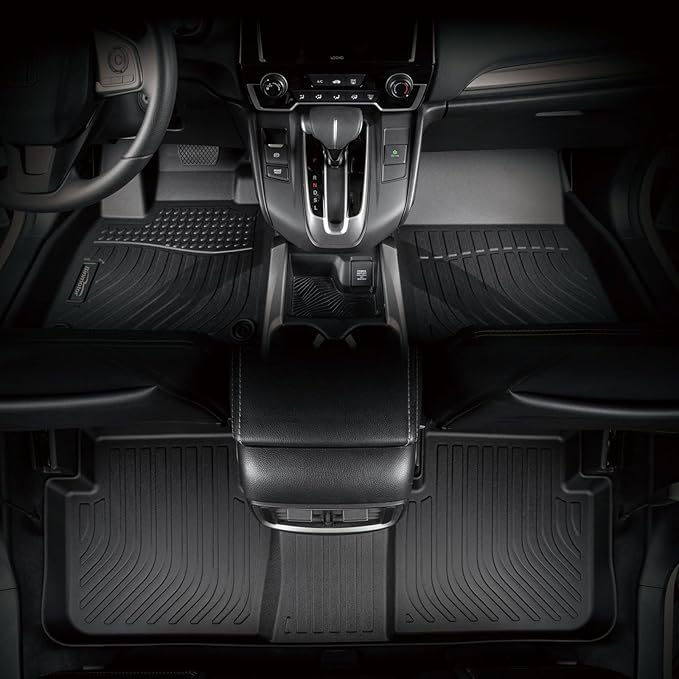 Binmotor-Floor Mats for Ford Fusion 丨for Lincoln MKZ, Front & 2nd Row, TP...