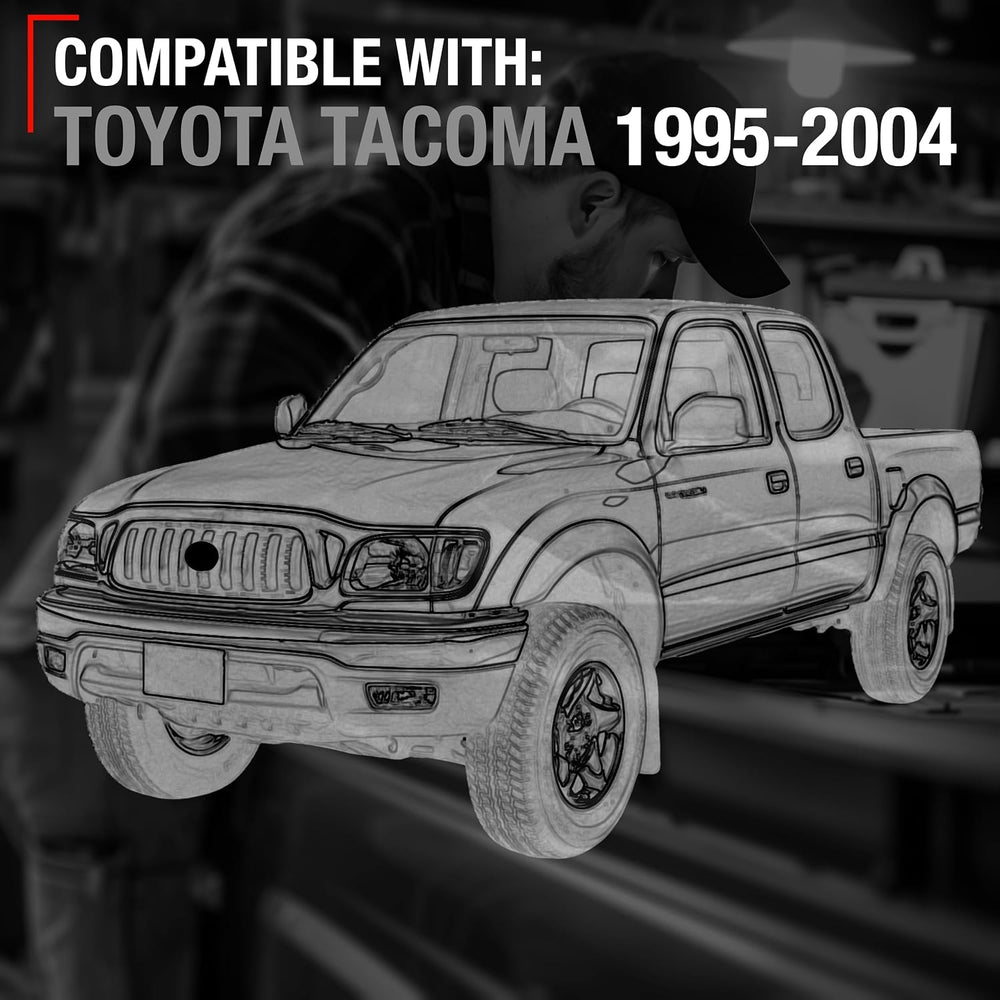 Exterior Front Driver & Passenger Door Handle Set, Upgraded Metal, Compat...