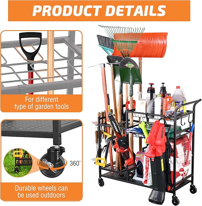 PLKOW Garden Tool Organizer