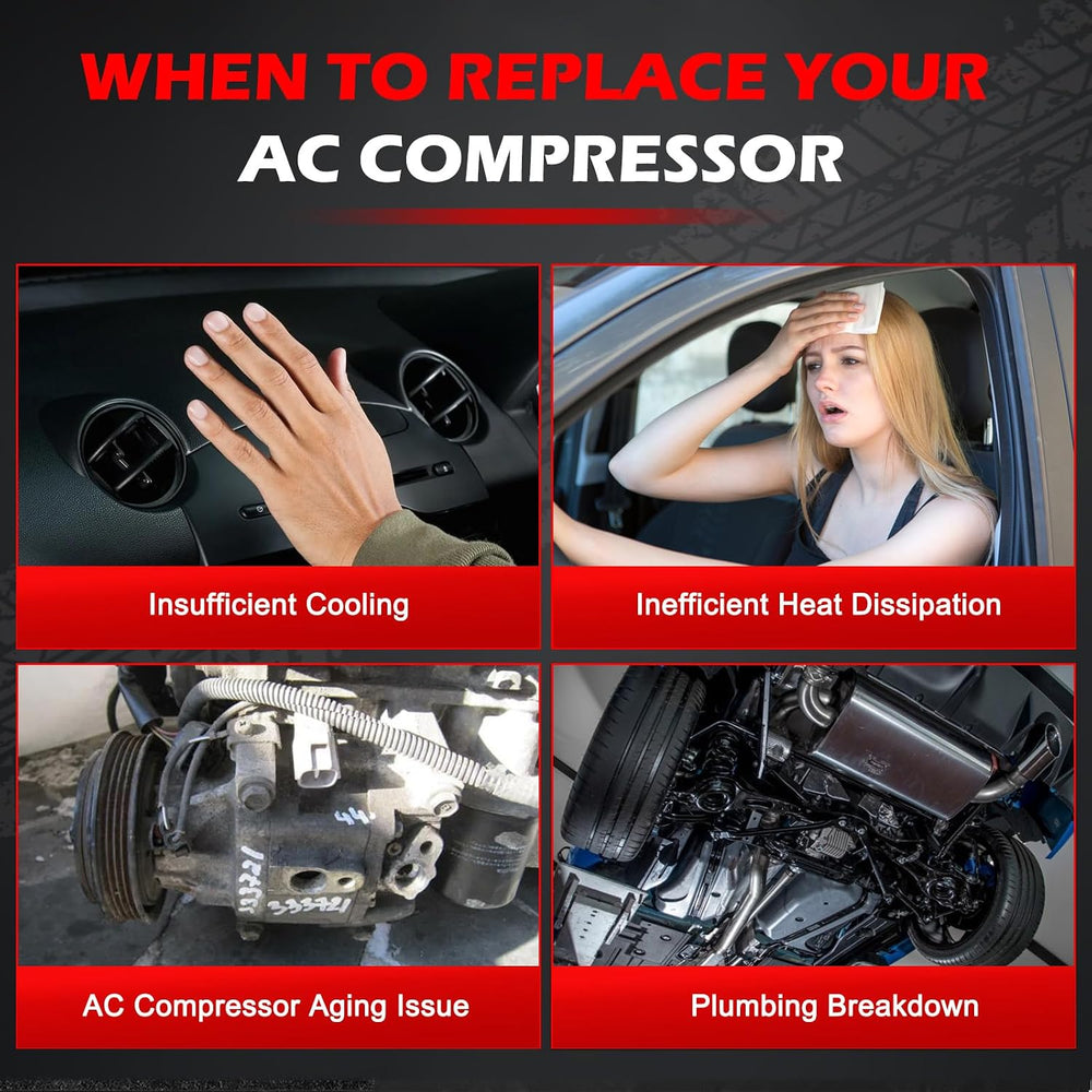 AC Compressor for 9-4X 2011 3.0L, Allure 2010 3.0L 3.6L