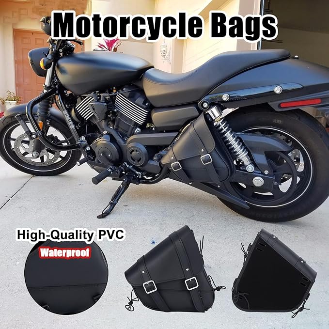 Gargoyle Bells Leather Solo Swing Arm Bag