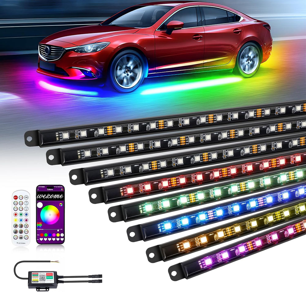 OPP ULITE Car Led Underglow Lights Aluminum Dream Chasing Color Accent Light ...