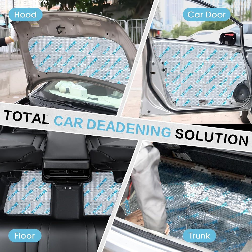 50 Mil Butyl Sound Deadening Mat for Car, 50 sqft Deadener Material