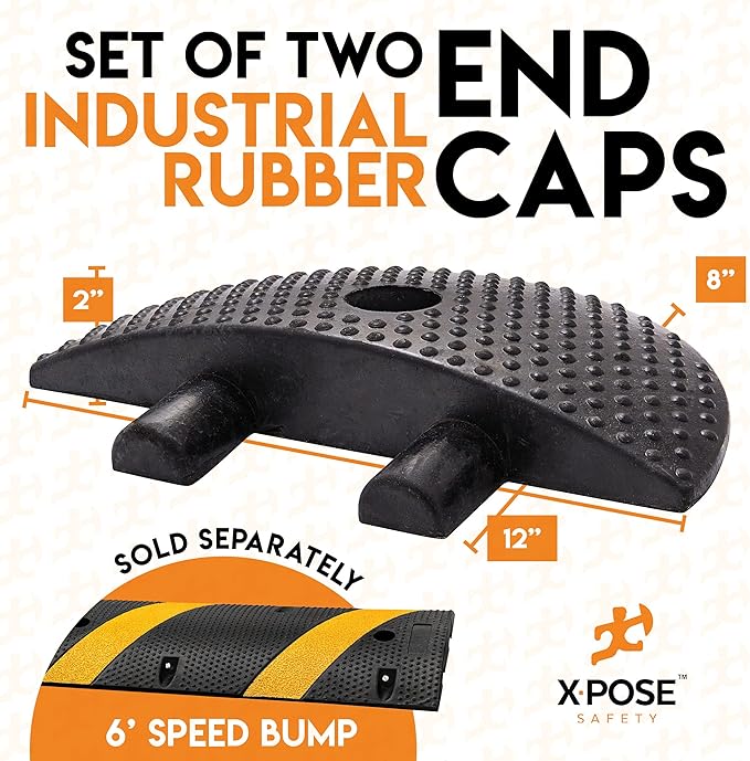 Speed Bump - Rubber Speed Hump Modular Interlocking Design - by Xpose Safety ...