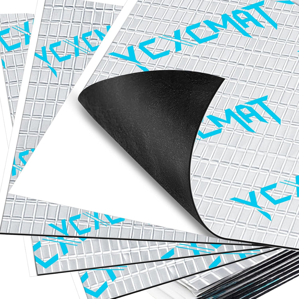 50 Mil Butyl Sound Deadening Mat for Car, 50 sqft Deadener Material