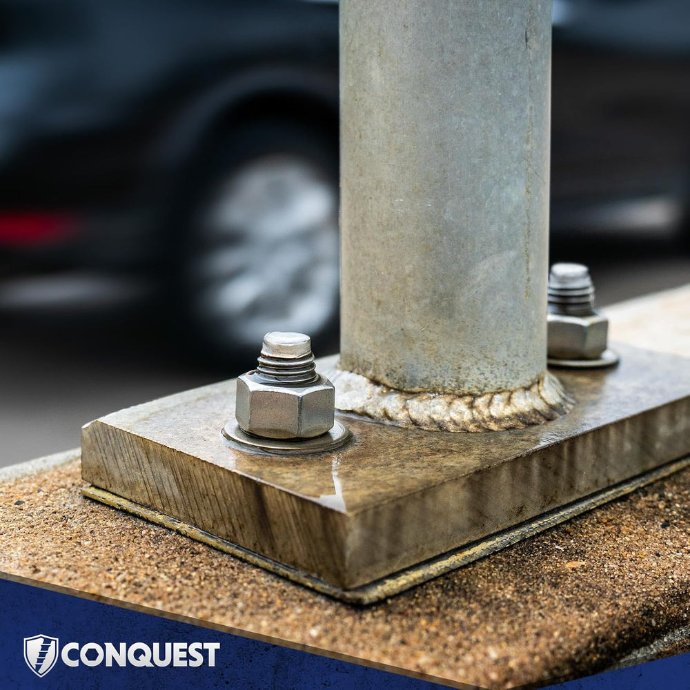 Conquest 304 Stainless Steel Wedge Anchors for Concrete 5/8” x 6”