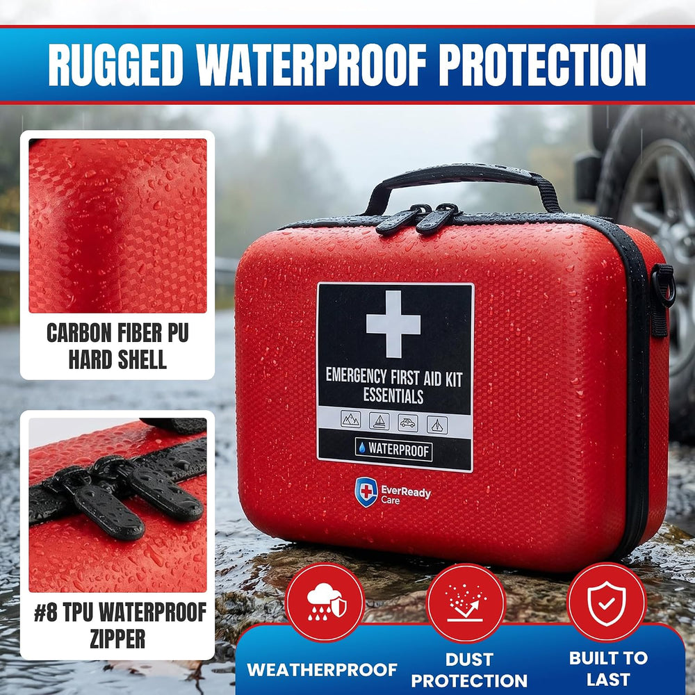 461 PCS | WaterProof First Aid Kit For Car, Home, Emergency & Travel