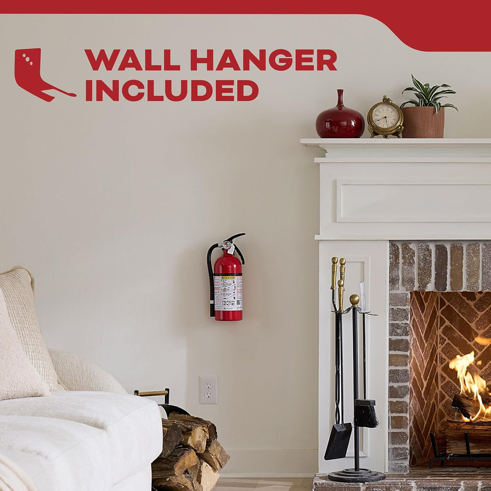 Kidde Living Area Fire Extinguisher for Home, 2-A:10-B:C, KD143-210ABC