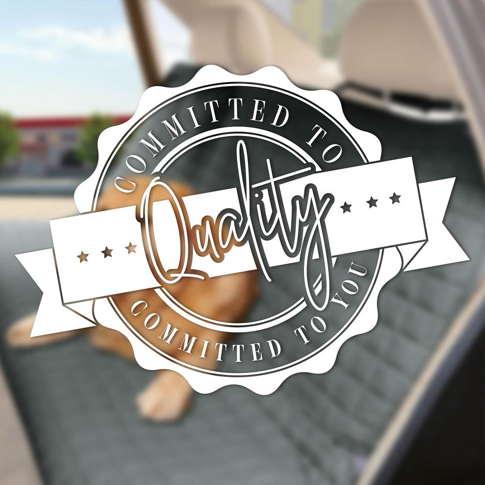 Elegant Comfort Premium Pet Car Seat Cover for Back Seat, Luxury Microfiber C...