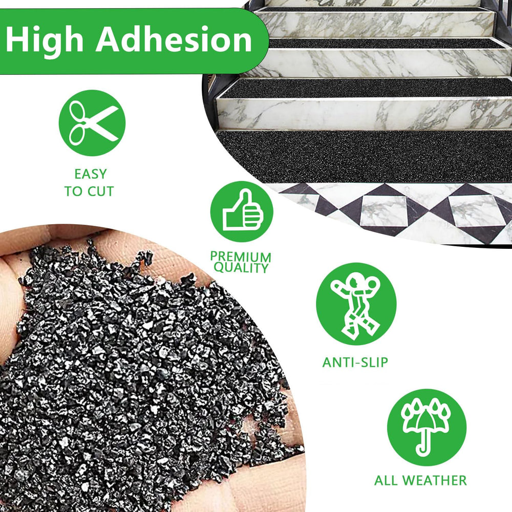 12" x 35Ft Heavy Duty Anti Slip Tape,Best 80grit Friction,Grip,Abrasive ...