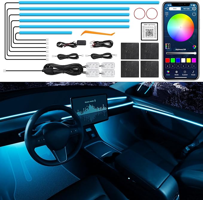 Acrylic Interior Car LED Strip Light