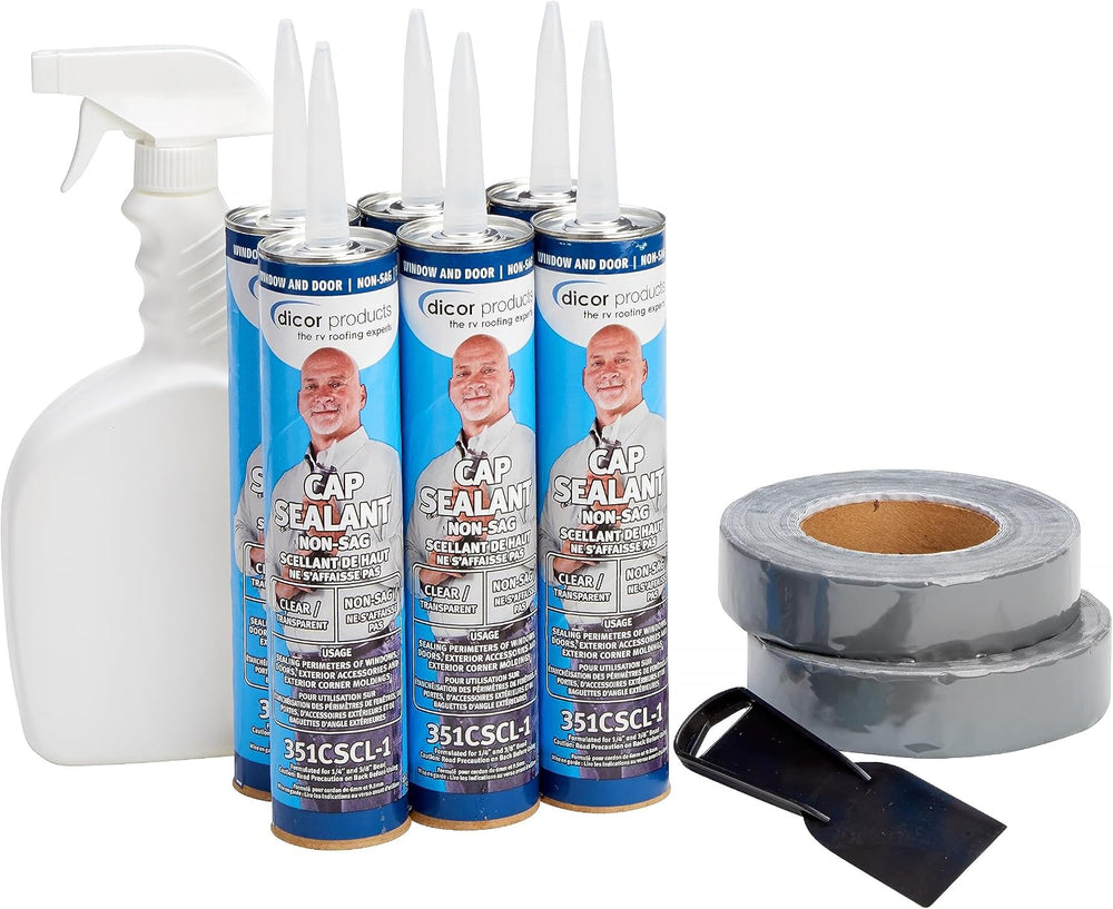 Dicor CS114KIT Seal-Tite Corner Seal Kit, 1.25" x 50', RVs & Tra...