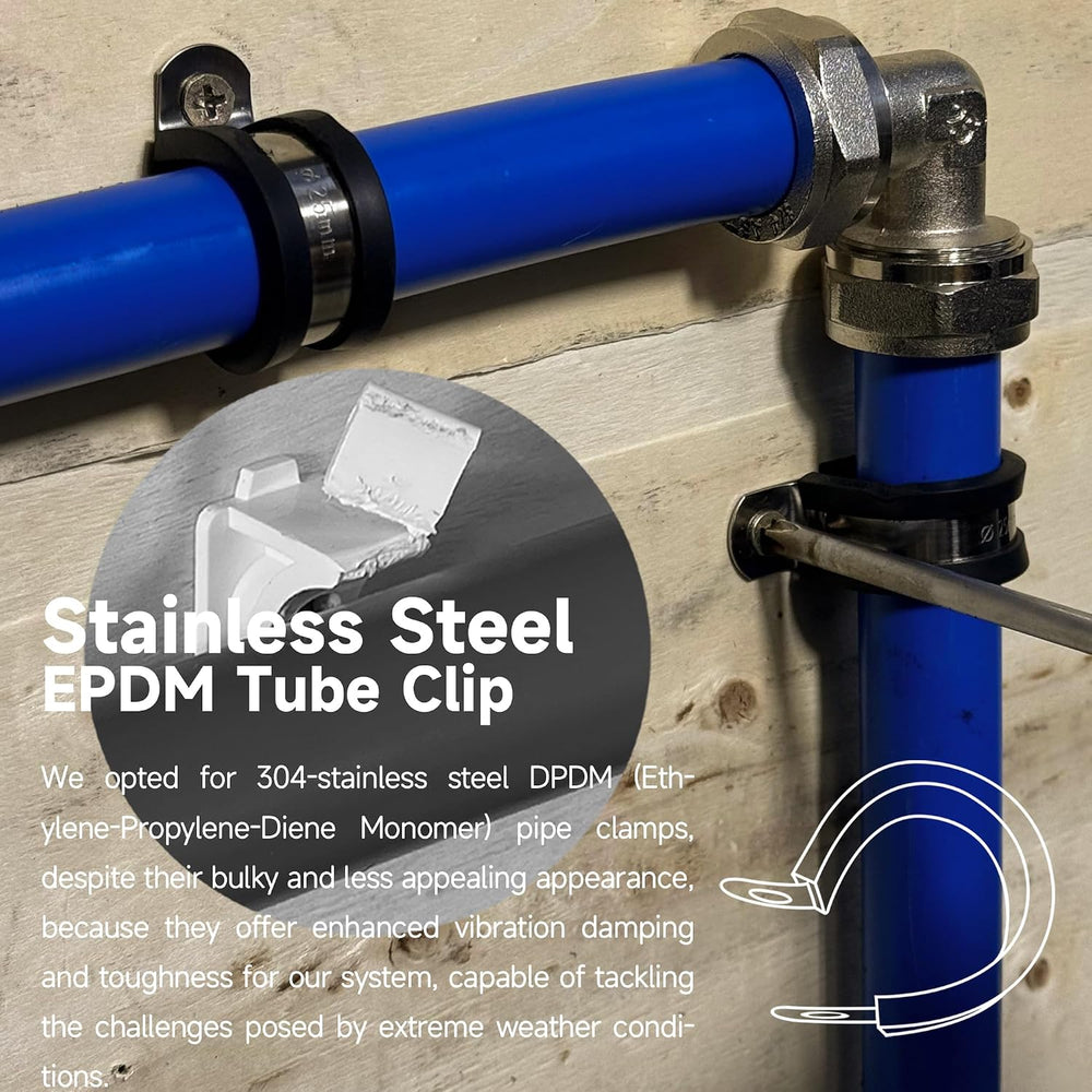 Compressed Air Pipe System with 3/4 Inch ID, Shop Air Line Kit