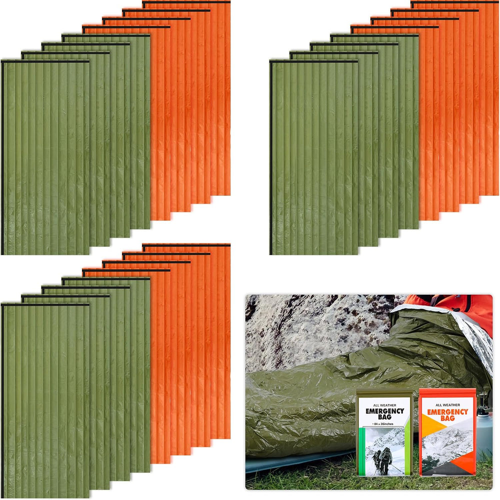 Preboun 20/50/70 Pcs Emergency Sleeping Bag Survival Bivy Sack