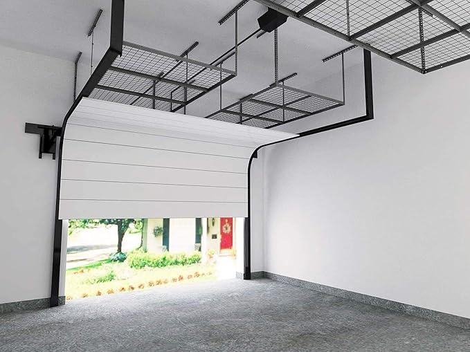 FLEXIMOUNTS 4x8 Overhead Garage Storage Rack, Adjustable Organization System ...