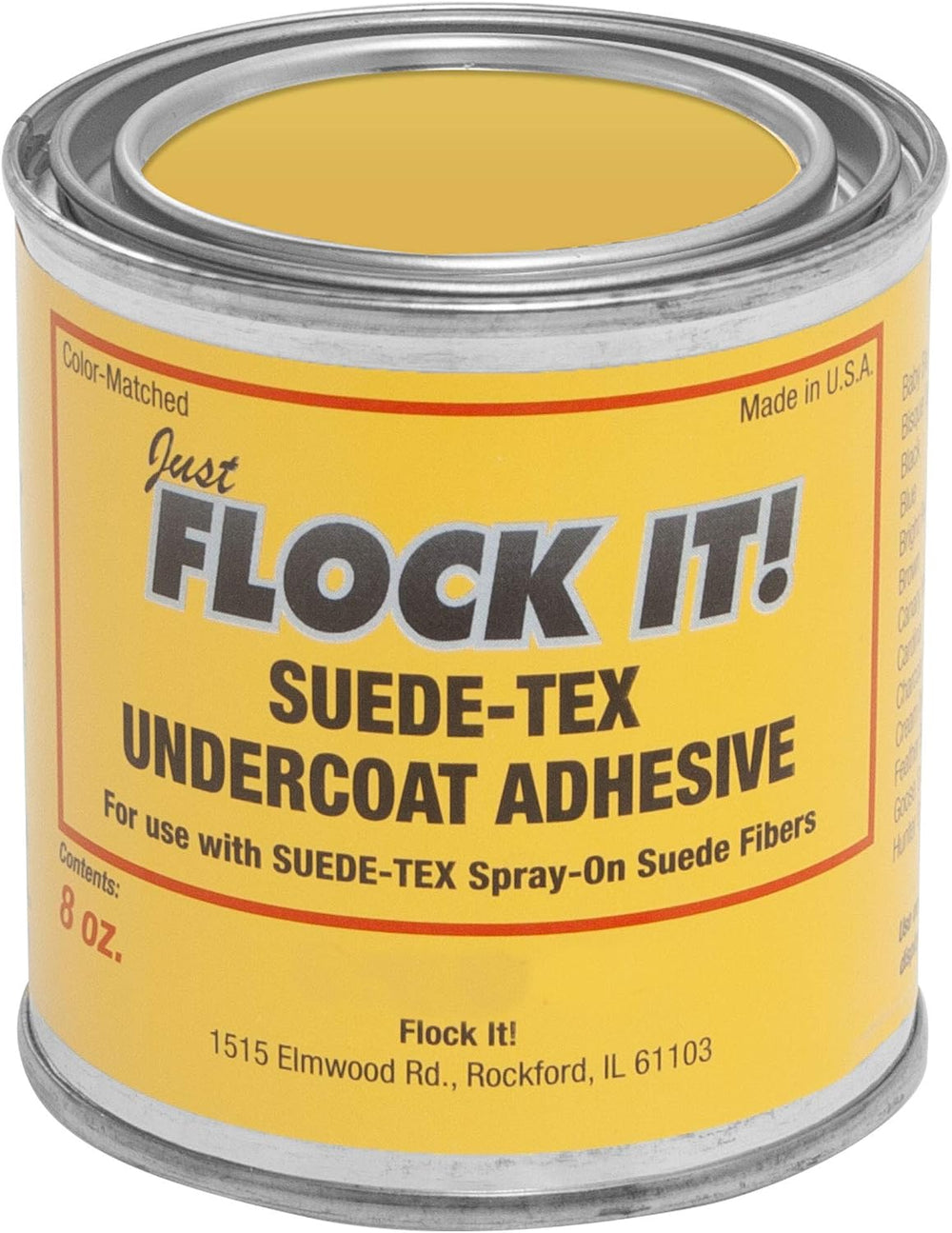 Suede-Tex Undercoat Adhesive - Black - 8 OZ Can