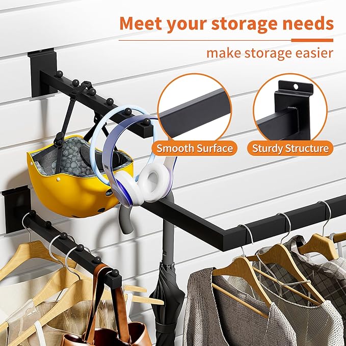 12 Pack Slatwall Accessories Kit