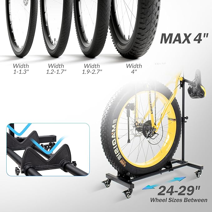 Vertical Bike Stand, Freestanding Indoor Bike Storage Rack Upright Bicycle