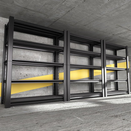 5-Tier Heavy Duty Garage Shelving Unit, 3000 LBS Capacity Metal Storage Rack (3 Pack)