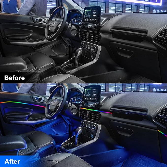 Interior Car LED Strip Lights, Acrylic LED Lights