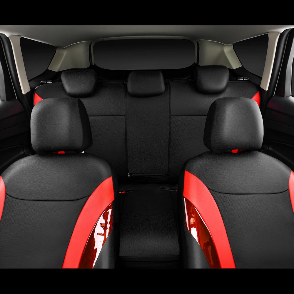 Jelly Leather Car Seat Covers Full Set,Waterproof Automotive Seat Covers for ...
