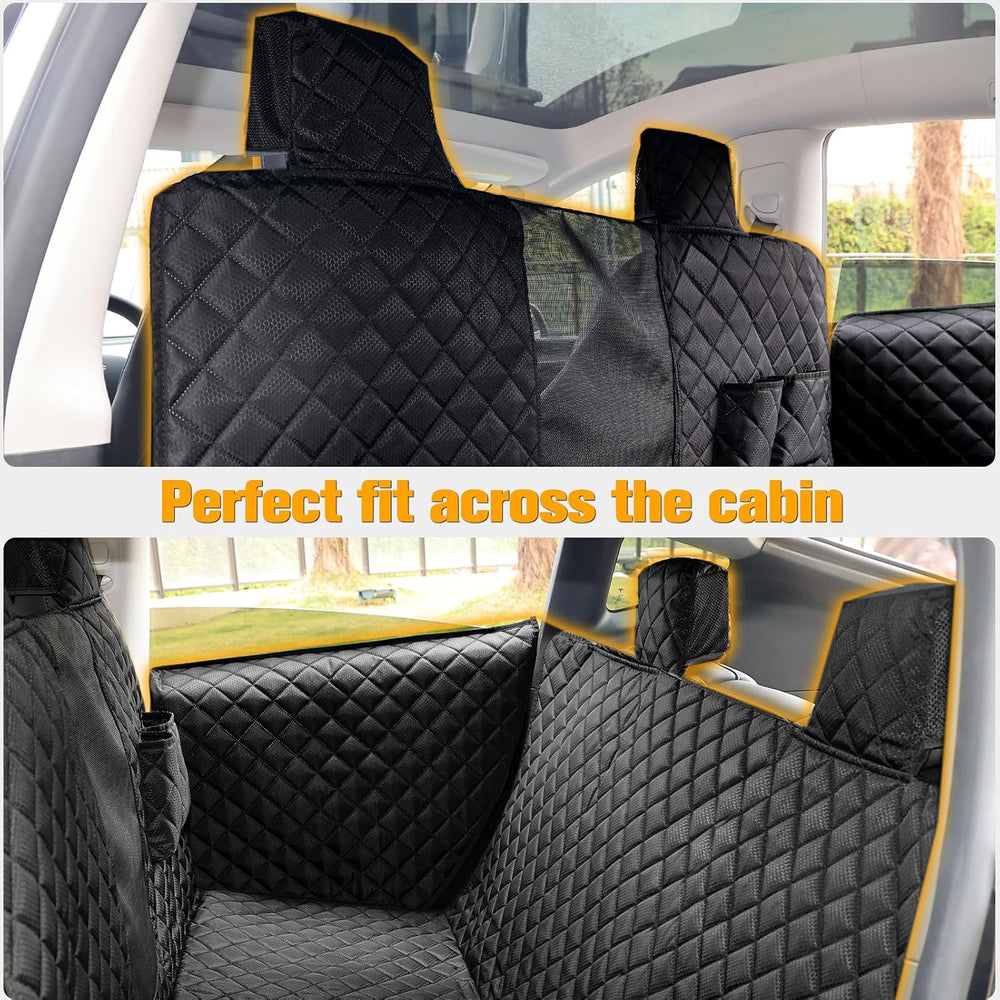 Dog Seat Cover for Tesla Model 3 & Y Back Seat + 2 Door Protectors