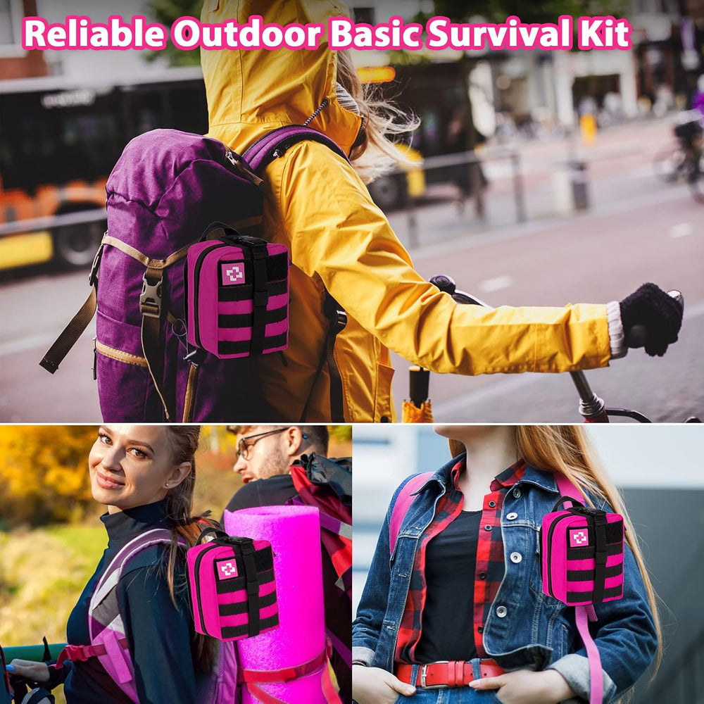Emergency Survival Kit and First Aid Kit, Self Defense Kit Safety Kit, Surviv...