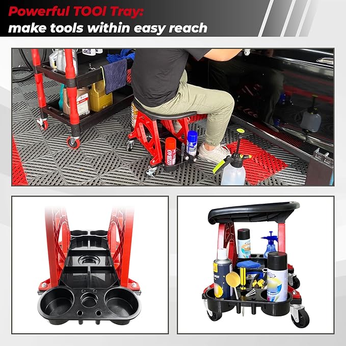 ROBLOCK Durable Mechanic Stool Chair