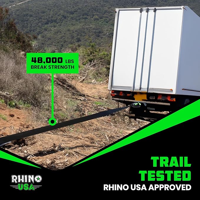 Rhino USA Recovery Tow Strap