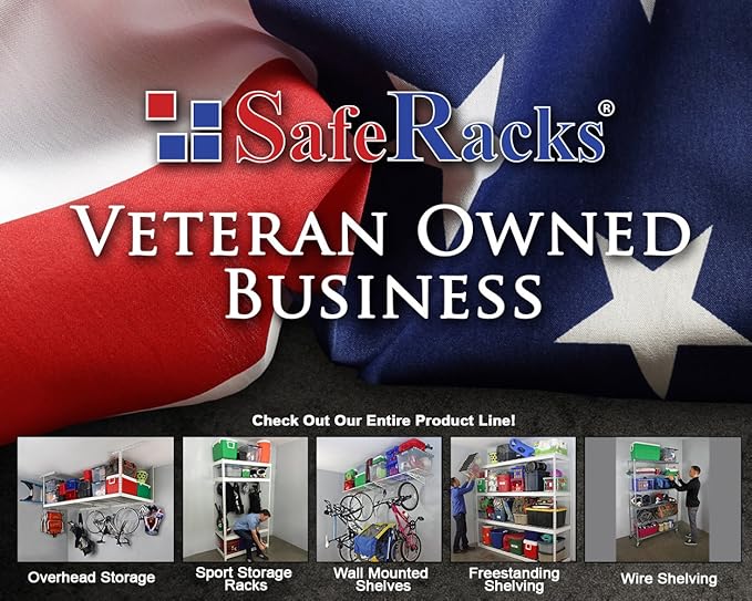 SafeRacks Overhead Garage Storage Rack