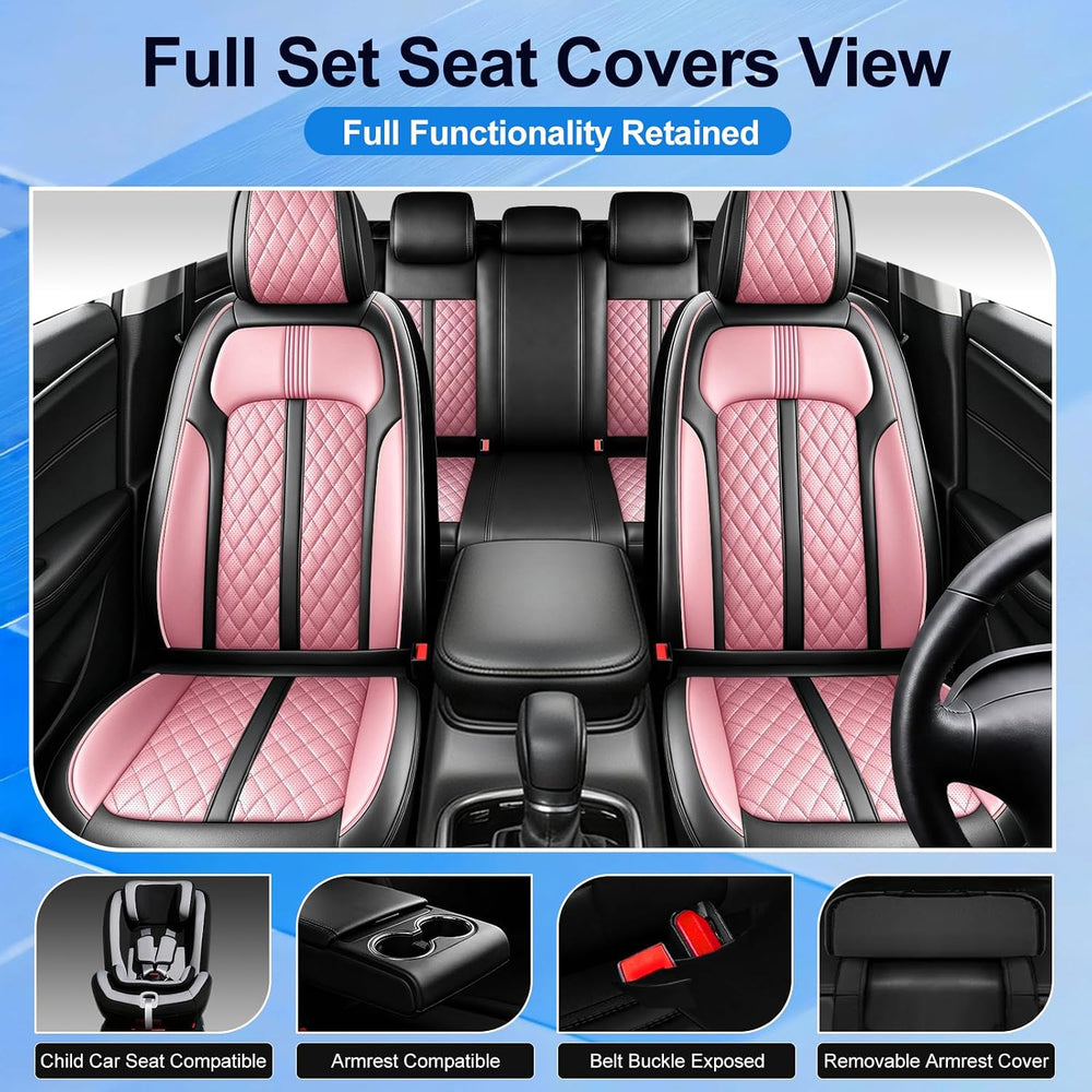 Fit Renegade Seat Covers Custom Fit for Jeep Renegade 2015-2023, Full Set