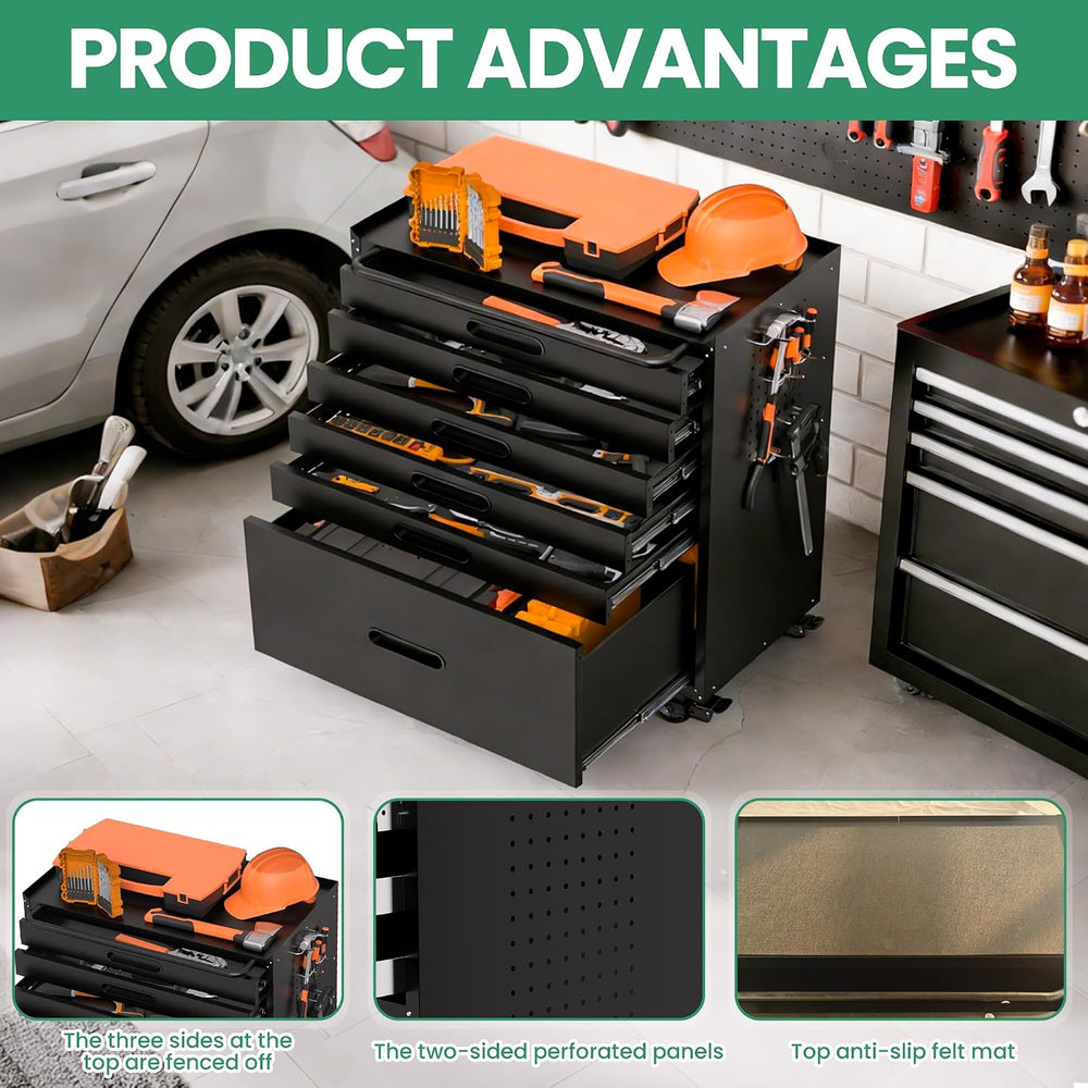Garage Cabinet System | Heavy Duty Steel All-in-One Modular Garage Cabinet Se...