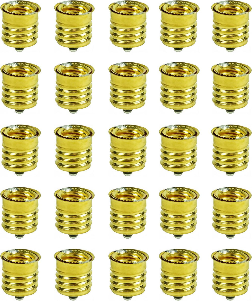 Intermediate Base (E17) to Candelabra Base (E12) Socket Reducer Adapter