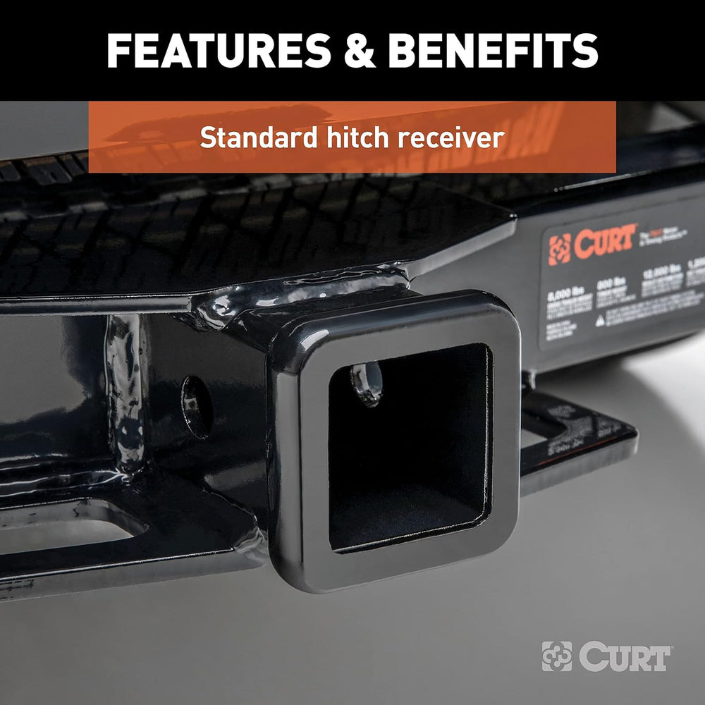 CURT 13591 Class 3 Trailer Hitch, 2-Inch Receiver, Select Chevy Equinox, GMC ...