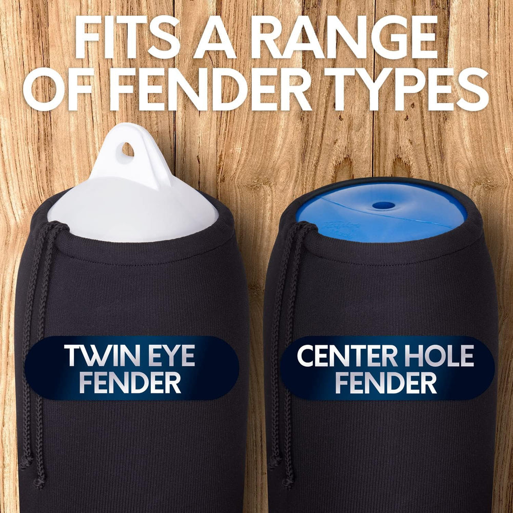 Boat Fender Covers | Several Size Options Available | Black & Navy Blue |...