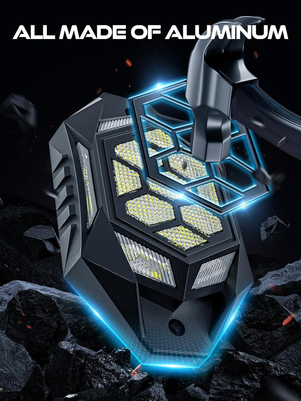 8 Pods RGBW LED Rock Lights Kit - with Brake Light & Turn Signals, Underg...