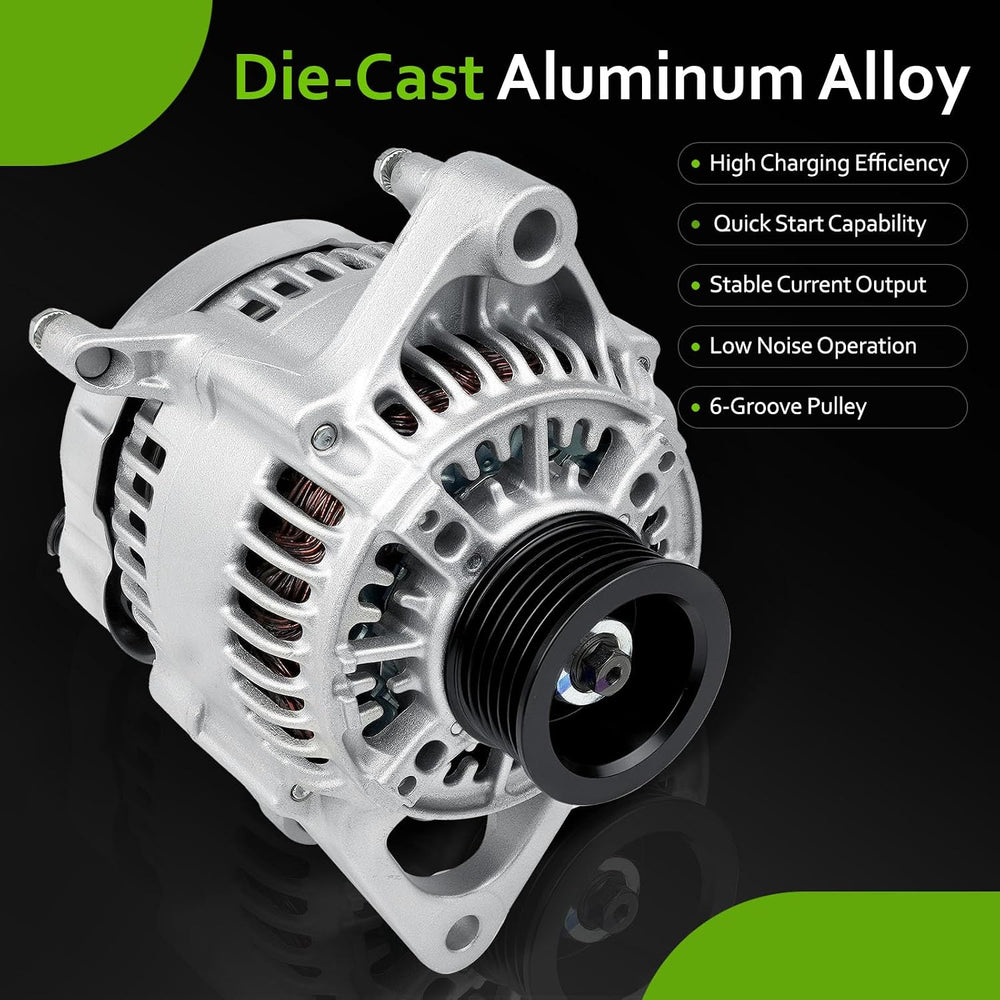 New Alternator Replacement for 1991-1998 Jeep Wrangler Cherokee 2.5 4.0 L4 L6...
